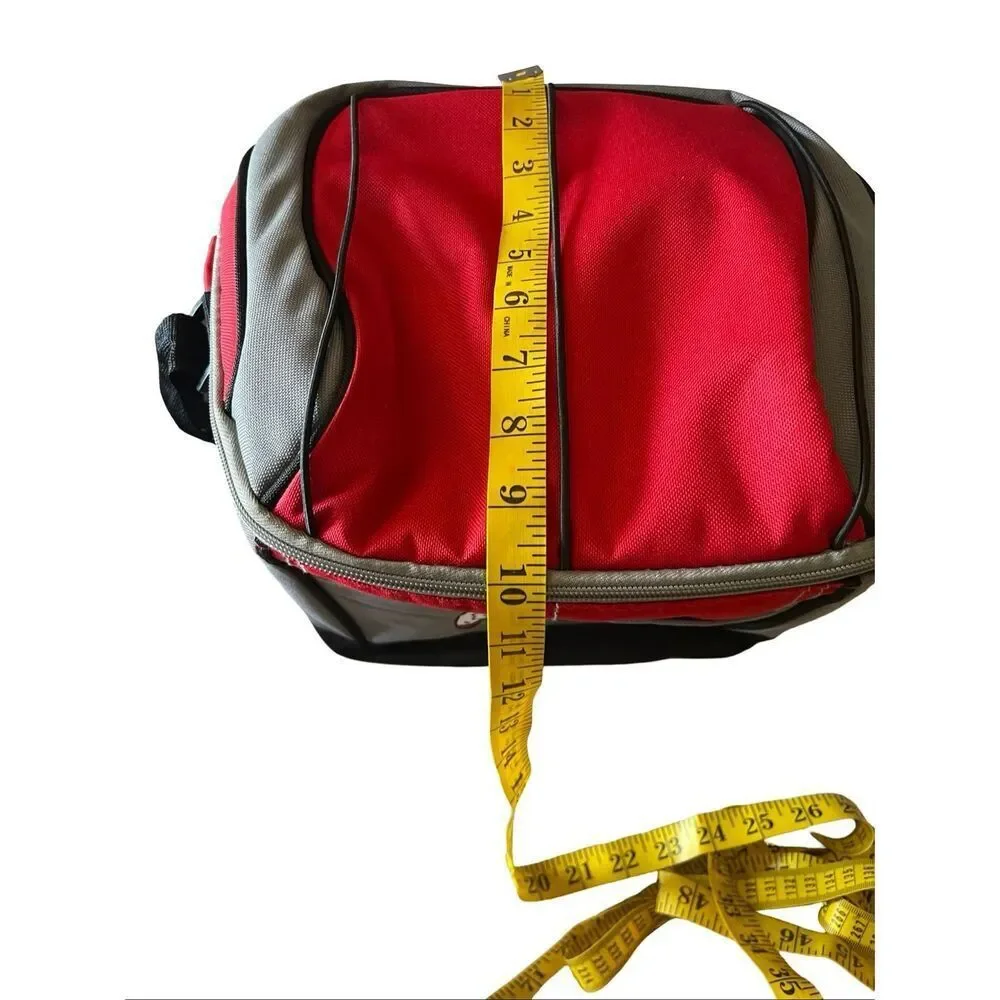 Coleman Red Gray Black Utah Utes Halftime Lunch Cooler Bag
